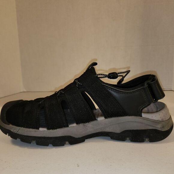Skechers Men\'s Bump Toe Hiking Walking Sandals Black Sz 10 main image 8